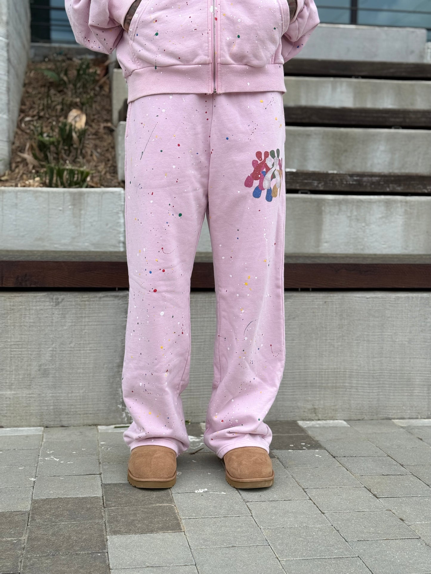 Pink Chromosome Sweatpants