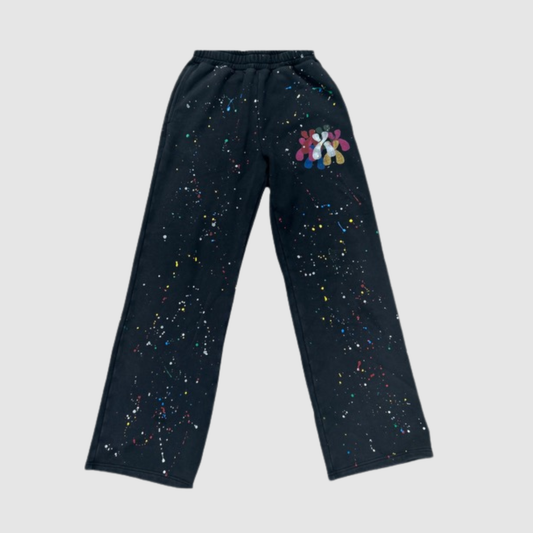 Black Chromosome Sweatpants